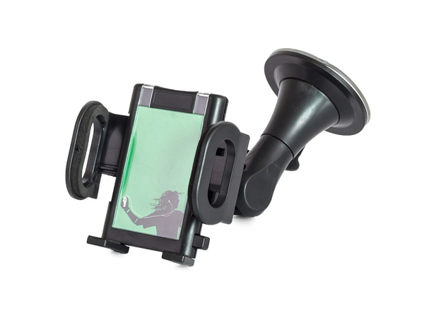 Car holder adjustable for phone gps windshield