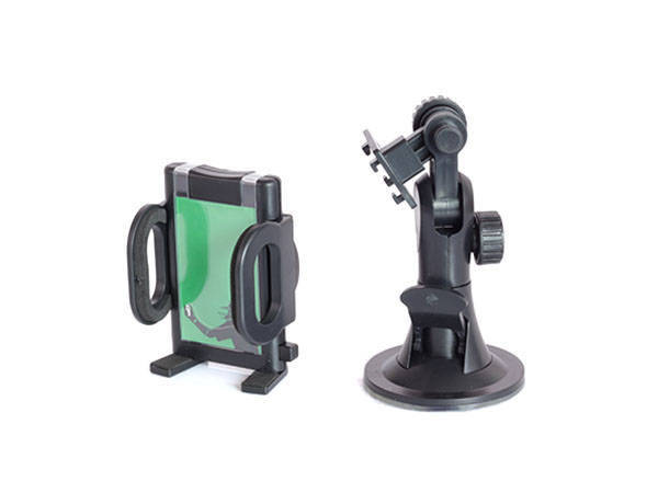 Car holder adjustable for phone gps windshield