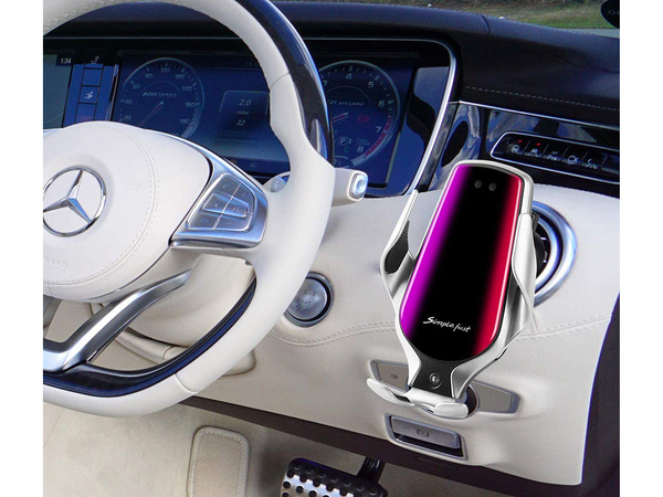 Car holder phone charger indicator