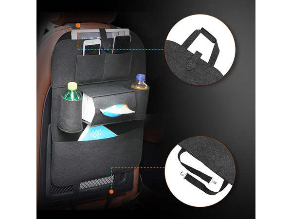 Car seat organiser protection felt