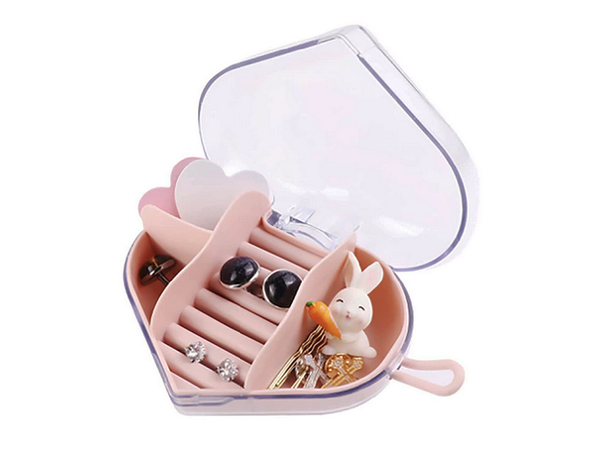 Casket jewellery organiser travel box