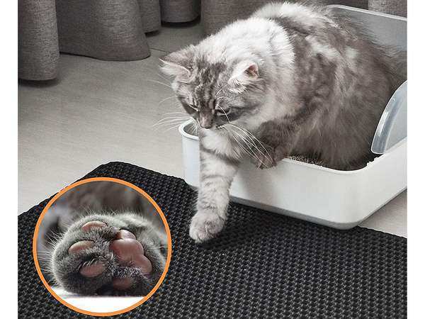 Cat litter mat for cat litter