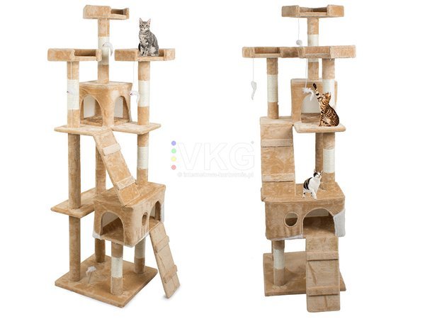 Cat scratcher tree house lair tower 173cm