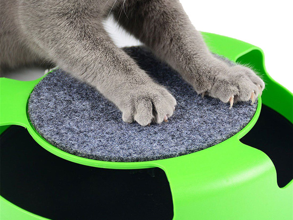 Cat toy mouse wheel scratcher mouse