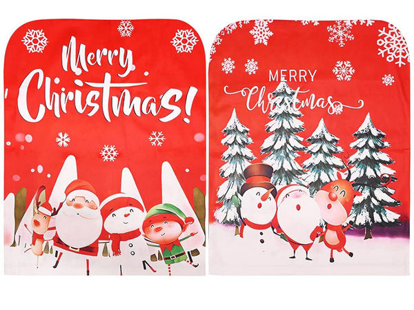 Chair back cover christmas decoration christmas decoration decoration