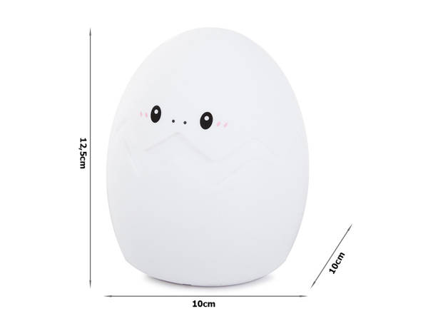 Children's night light led egg rgb touch usb