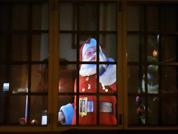 Christmas animation window projector