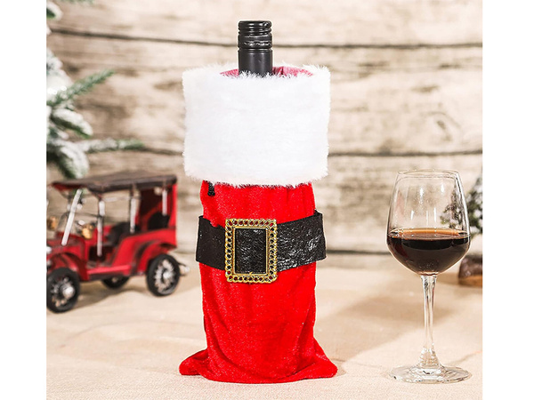 Christmas bottle cover christmas decoration christmas decoration