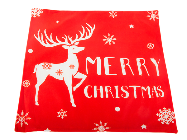 Christmas cushion cover 45x45 for christmas christmas reindeer red