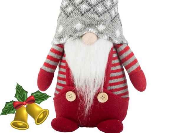 Christmas ghost red ghost with christmas beard 38cm soft