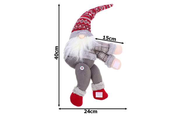 Christmas gnome gnome curtain hook-and-loop fastener