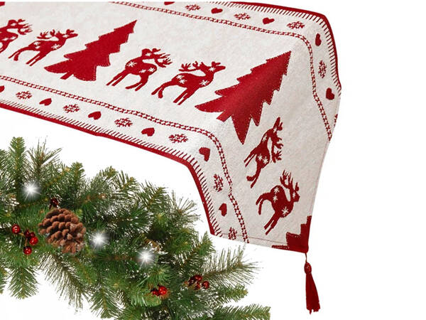 Christmas table runner christmas tablecloth christmas eve