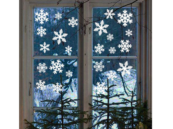 Christmas window stickers christmas trees