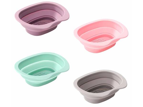 Cleaning bowl for cleaning make-up brushes sponges silicone mat