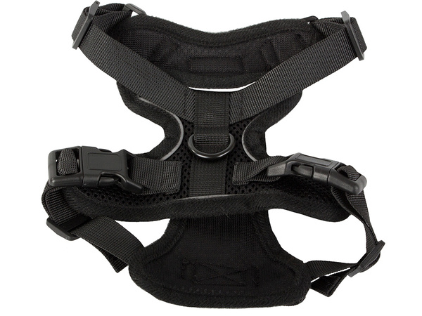 Close-clip walking harness for small dog handle light soft strong s