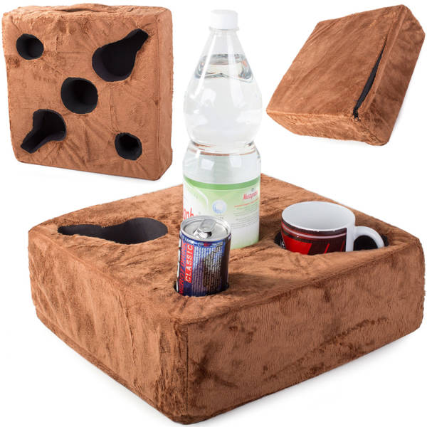 Coaster table cup cushion organiser