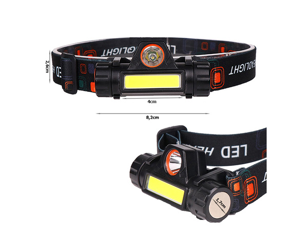 Cob 4in1 headlamp headlamp with magnese