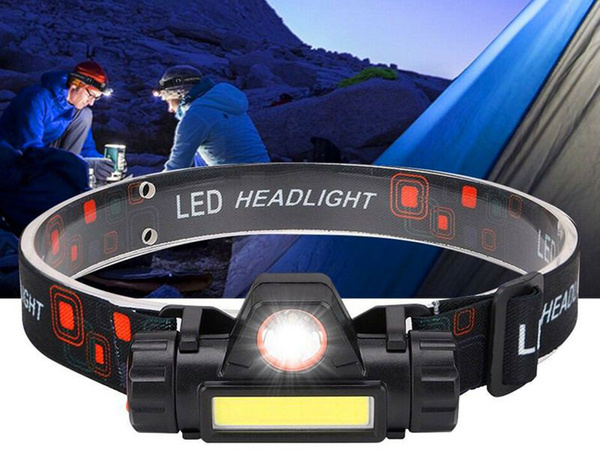 Cob 4in1 headlamp headlamp with magnese