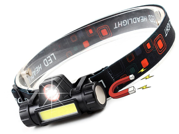 Cob 4in1 headlamp headlamp with magnese