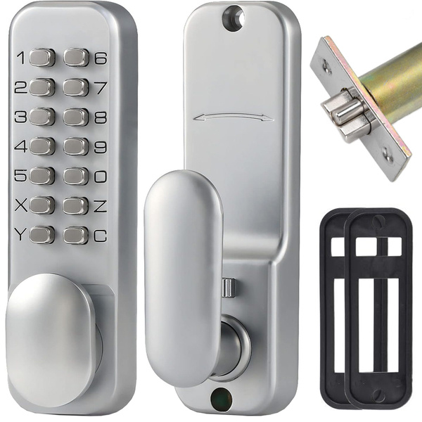 Code lock mechanical code lock keypad handle without batteries