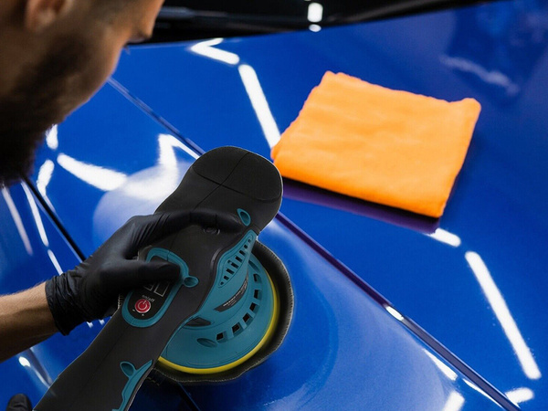 Cordless car polisher with speed regulation + sponge set 380w