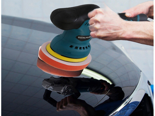 Cordless car polisher with speed regulation + sponge set 380w