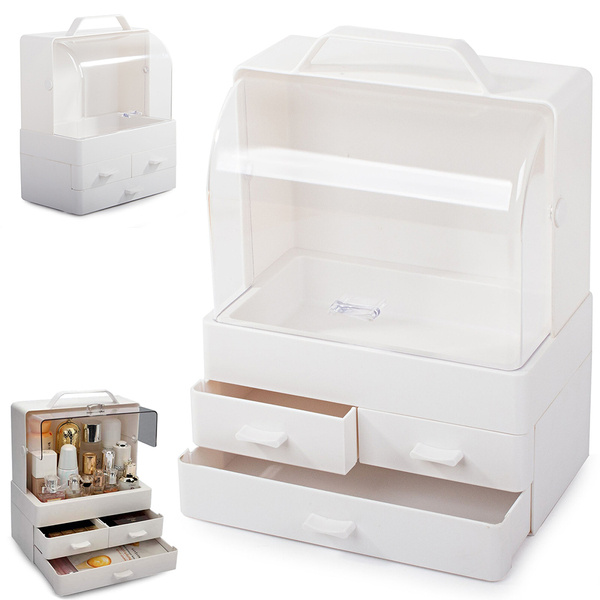 Cosmetics organiser jewellery watches casket