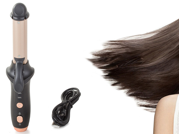 Curling iron hair straightener curls powerbank usb