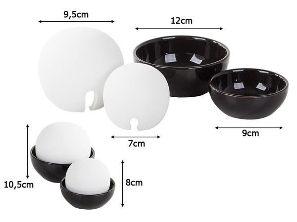 Decorative ceramic round humidifier
