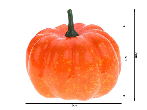 Decorative pumpkin artificial polystyrene decoration halloween autumn