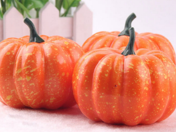 Decorative pumpkin artificial polystyrene decoration halloween autumn