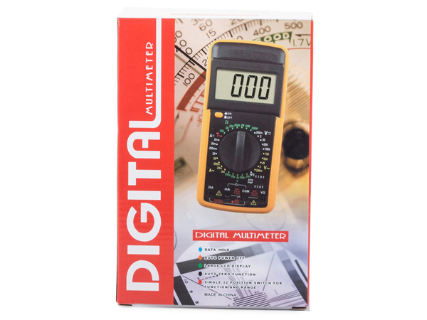 Digital multimeter current meter dt9205a lcd cyfra