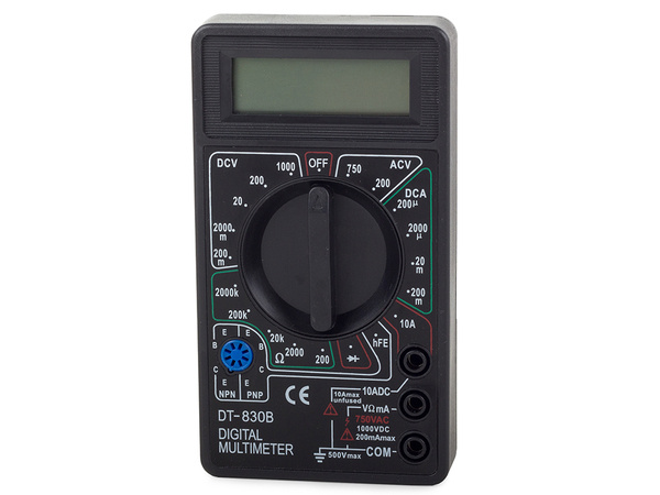 Digital multimeter lcd electronics current meter