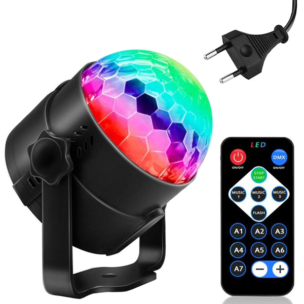 Disco ball led spotlight rgb projector