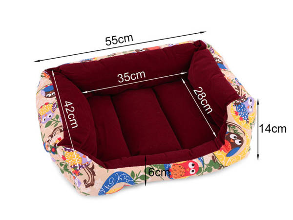 Dog bed with cushion cat bed playpen l