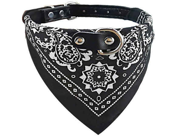 Dog collar with bandanna for dog cat s