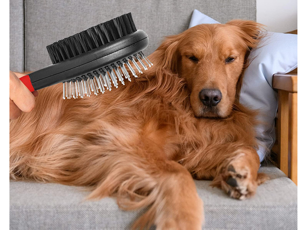 Dog hair brush cat soft double-sided