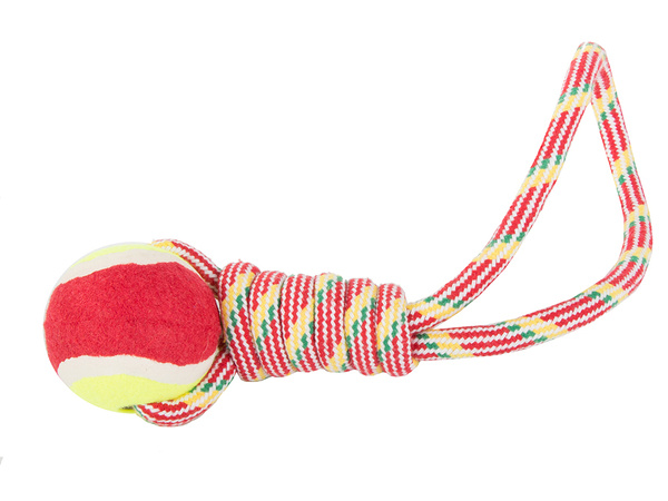 Dog toy toy tug rope strong ball