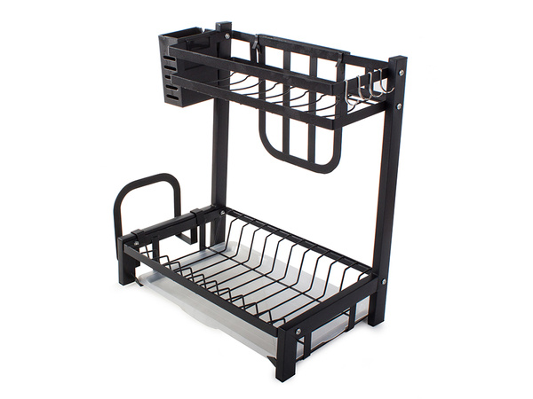 Double-decker dishwasher drainer