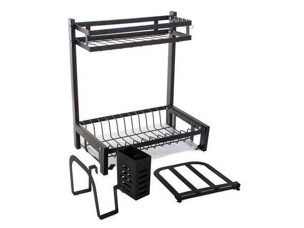 Double-decker dishwasher drainer