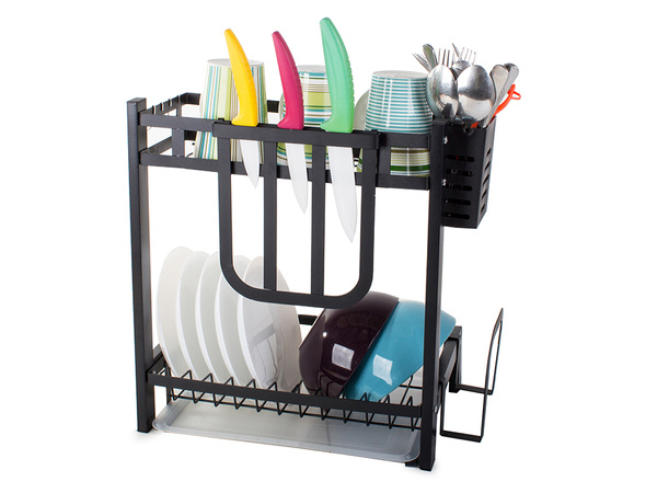 Double-decker dishwasher drainer