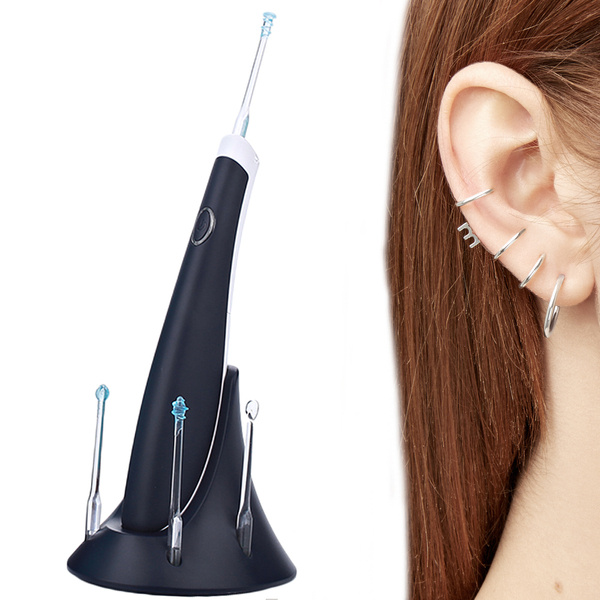 Ear wax cleaning device set