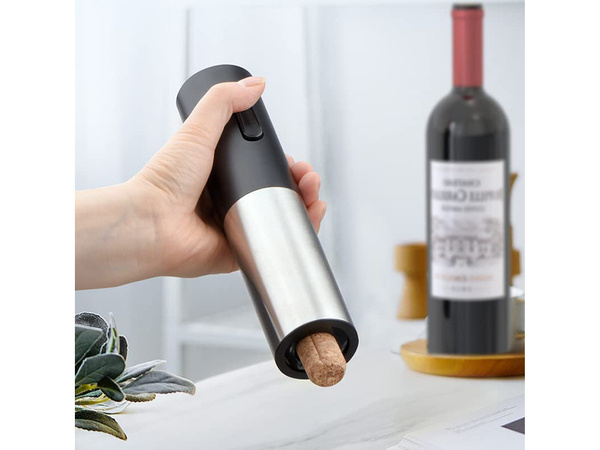 Electric corkscrew wine opener cork cutter