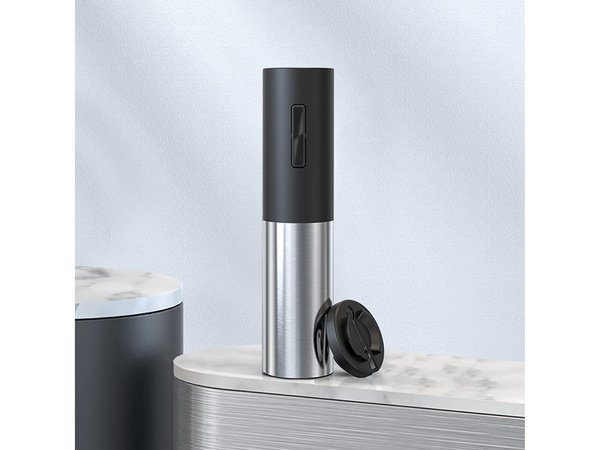 Electric corkscrew wine opener cutter