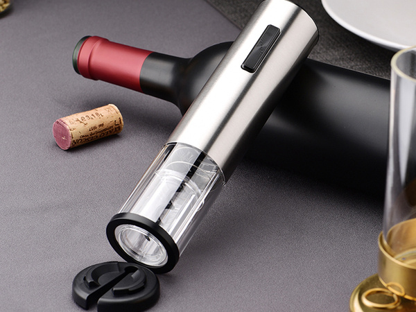 Electric corkscrew wine opener led usb