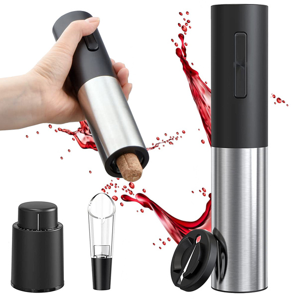 Electric corkscrew wine opener set aku