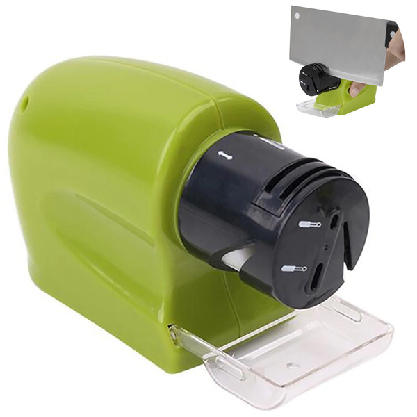 Electric knife sharpener for scissors