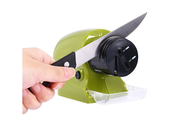 Electric knife sharpener for scissors