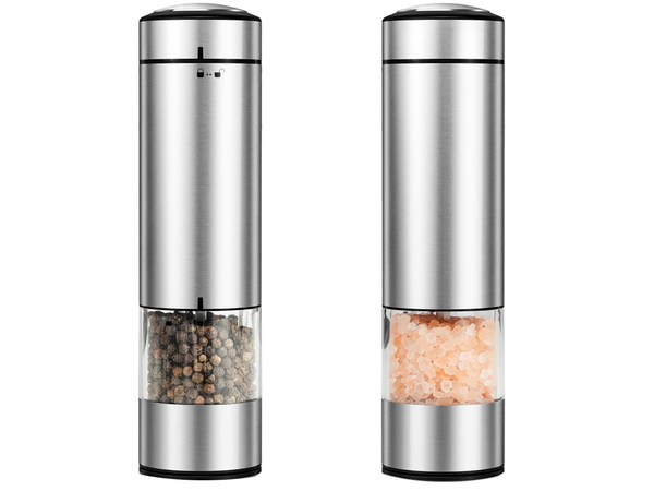 Electric salt and pepper grinder with adjustable coarseness