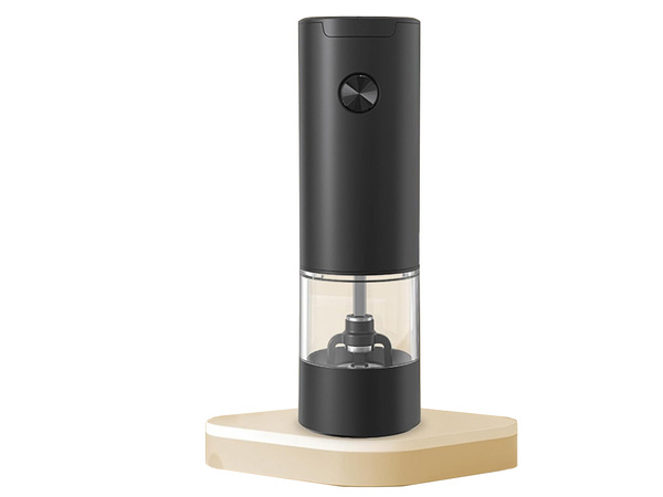 Electric salt and pepper grinder with adjustable coarseness control